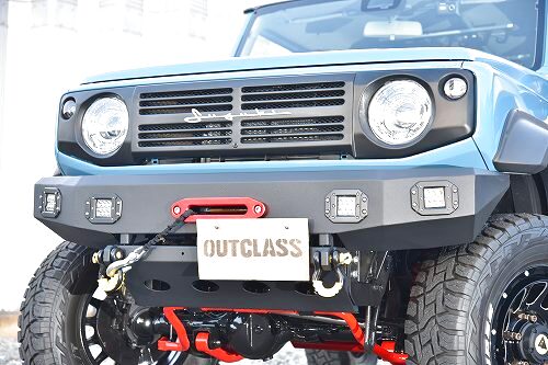 OUTCLASS Front bumper Iron Type I for JIMNY SIERRA JB64/74W