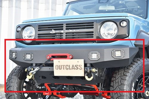 OUTCLASS Front bumper Iron Type I for JIMNY SIERRA JB64/74W