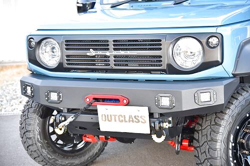 OUTCLASS Front bumper Iron Type I for JIMNY SIERRA JB64/74W