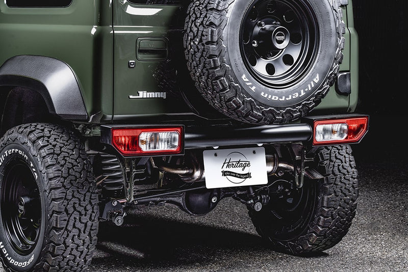 TRADITIONAL REAR BUMPER 74  BLACK